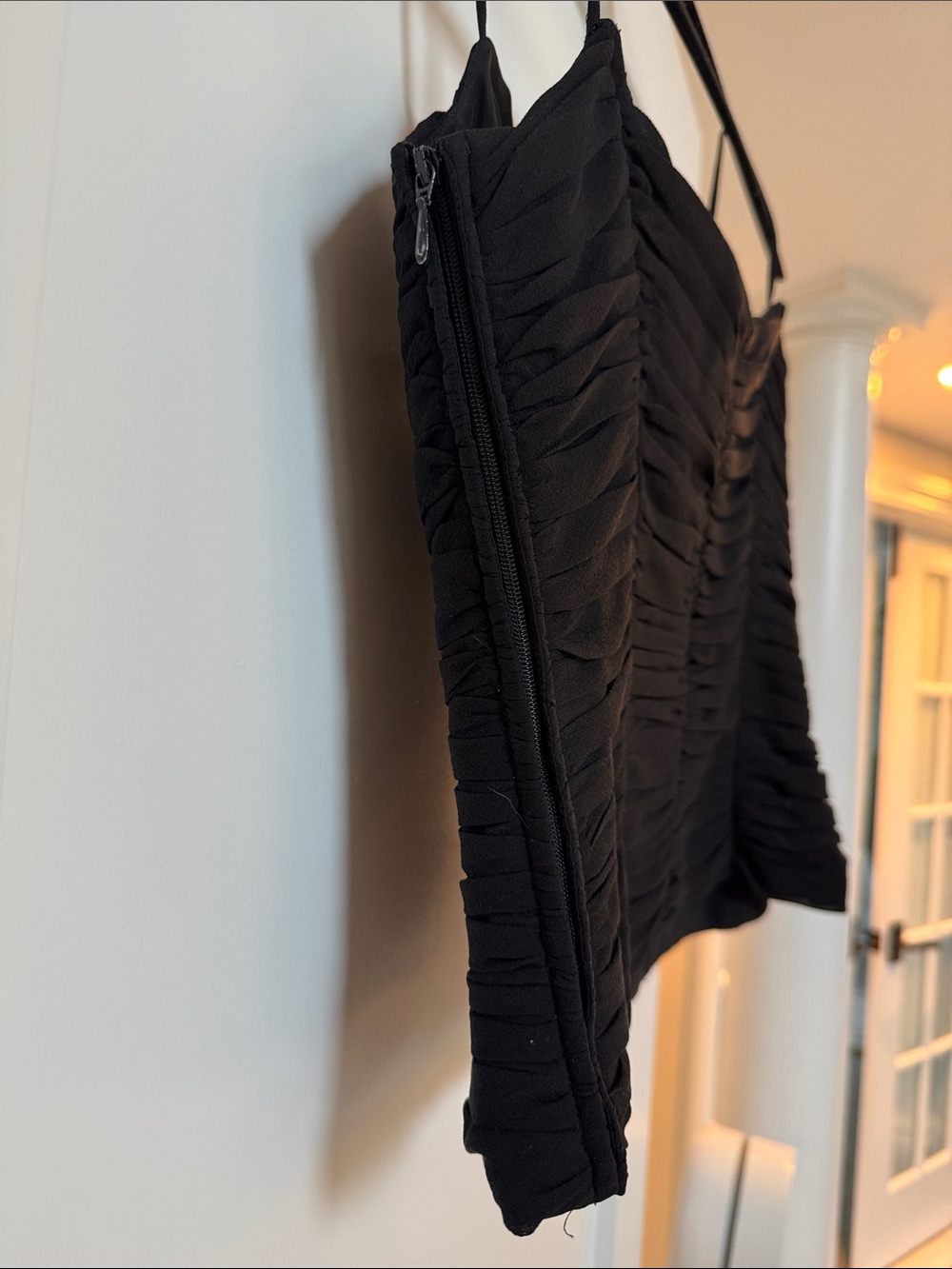 Escada Black Ruched Top - Picture 3 of 5